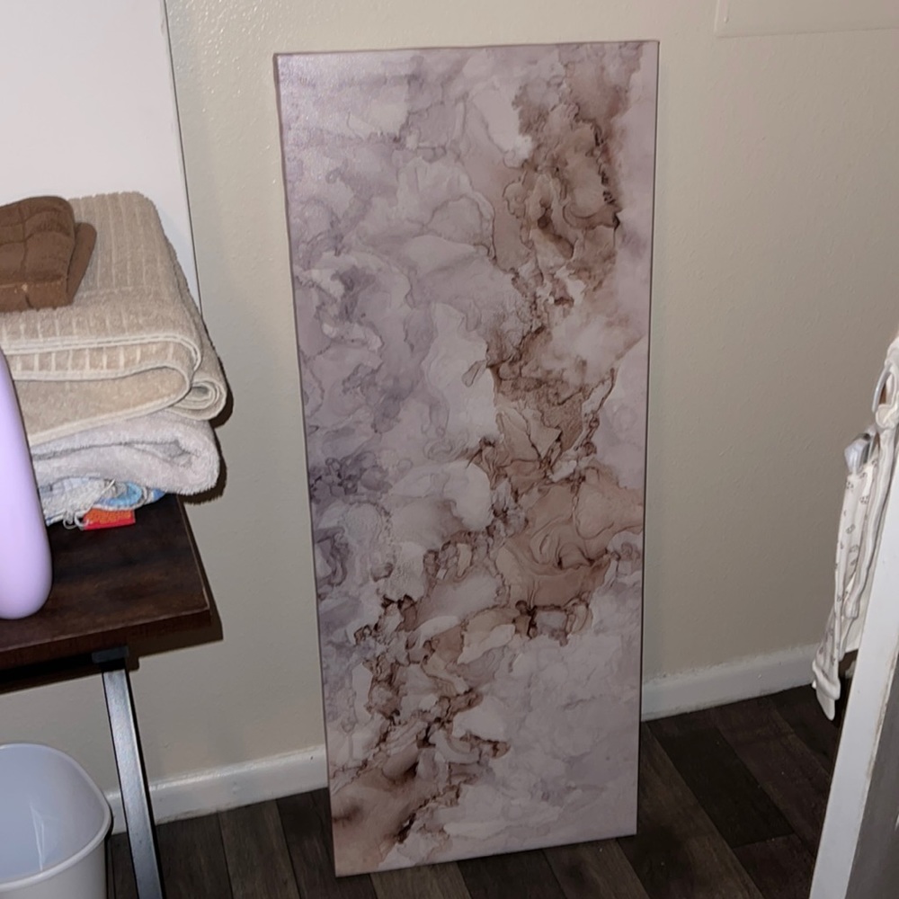 Water paint canvas